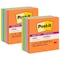 Post-It Super Sticky Notes, 3 in x 3 in, Energy Boost Collection, 5 Pads/Pack, 2PK 654-5SSUC - alternate 1